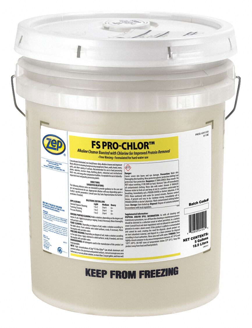 ZEP, Solvent Based, Bucket, Cleaner 54ZL91241235 Grainger