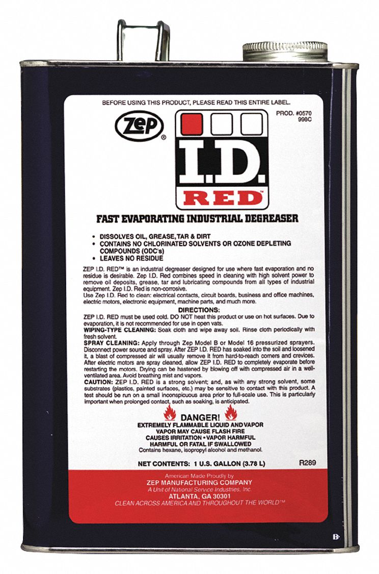 ZEP, Solvent Based, Non Aerosol Can, Degreaser 451C4757024 Grainger