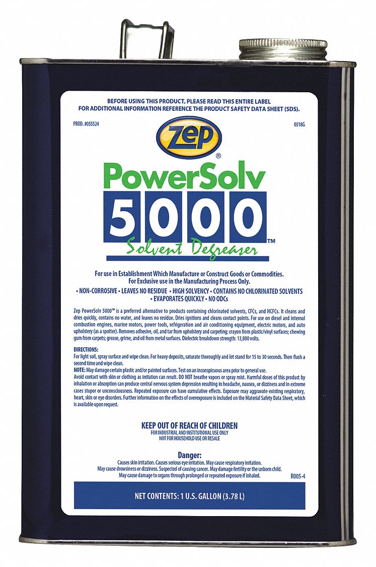 ZEP, Solvent Based, Non Aerosol Can, Cleaner/Degreaser 451D4255524