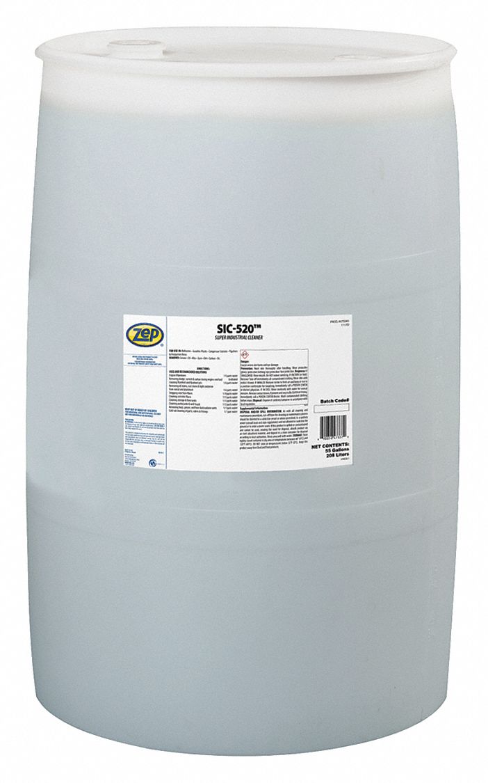 ZEP, Water Based, Drum, Cleaner/Degreaser 451D85473385 Grainger
