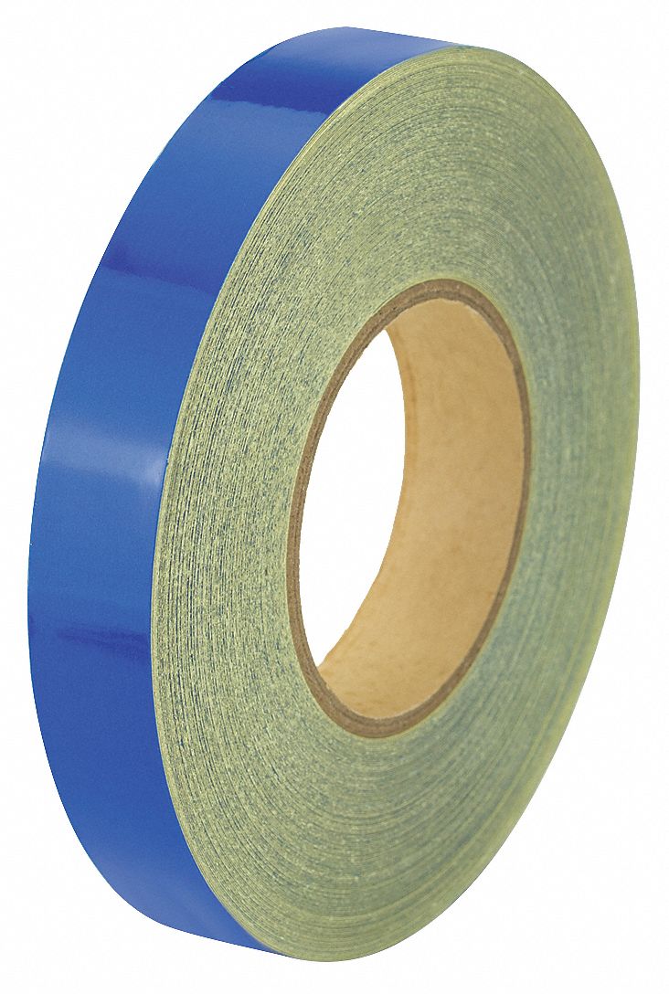 Reflective, Solid, Floor Marking Tape 452C14RF5BL Grainger