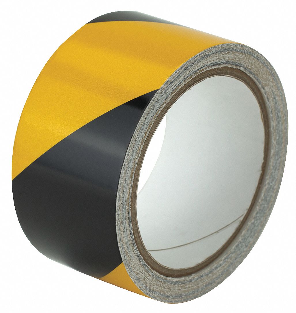 HARRIS Reflective Marking Tape, Striped, Continuous Roll, 2 in Width, 1