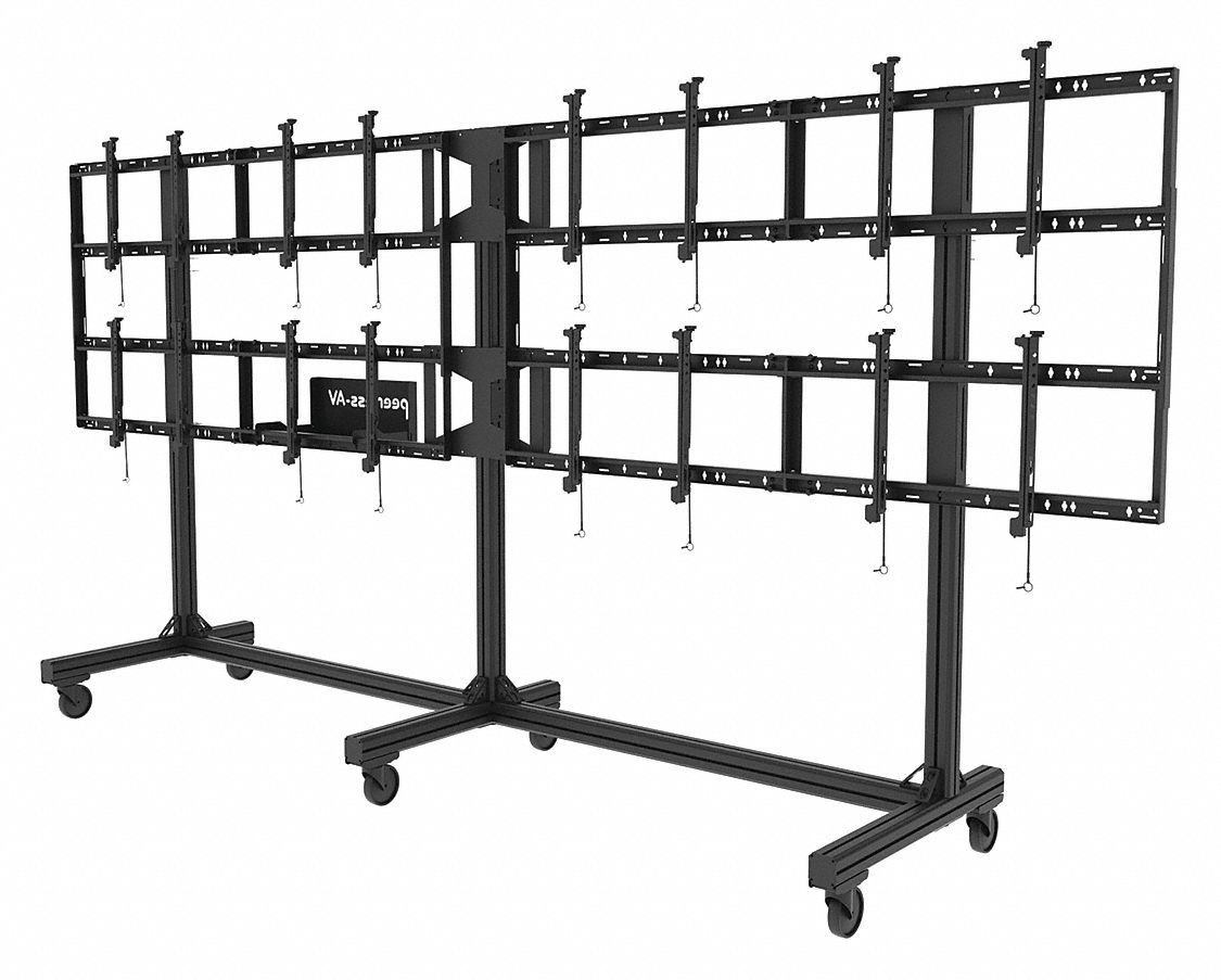 PEERLESS, Mobile, 800 lb Load Capacity, Cart with TV Mount 452Y90DS