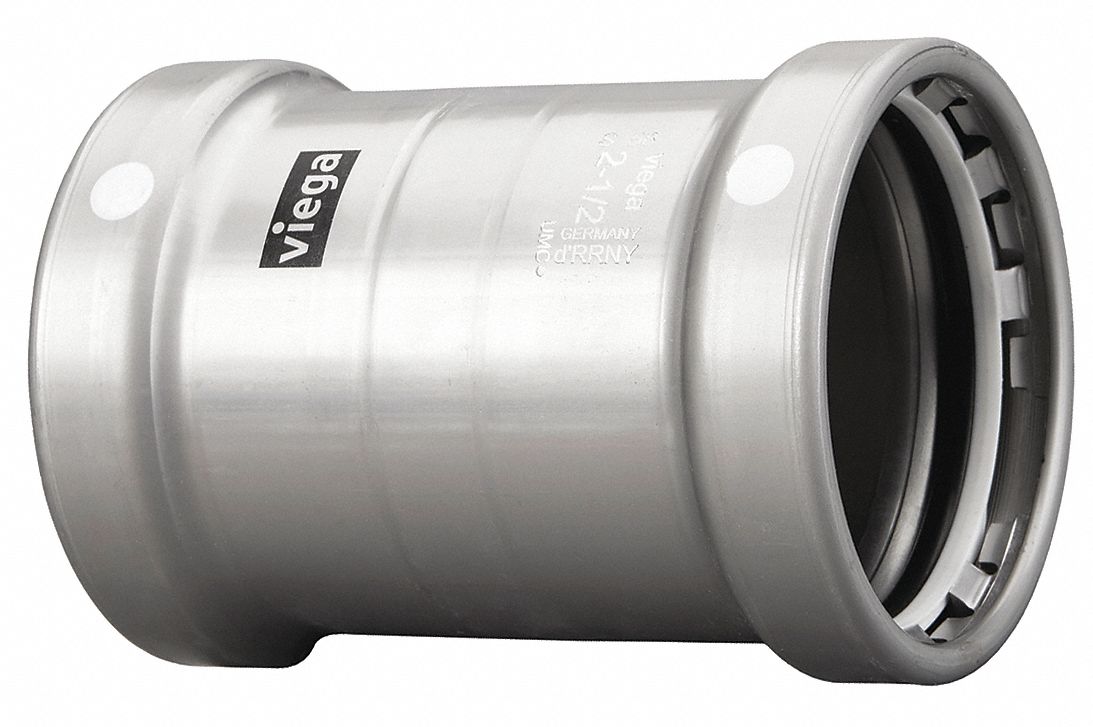 VIEGA MEGAPRESS, Zinc NickelPlated Carbon Steel, PressFit x PressFit