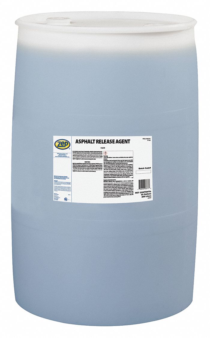 ZEP Asphalt Release Agent, Liquid, Drum 453C8486785 Grainger