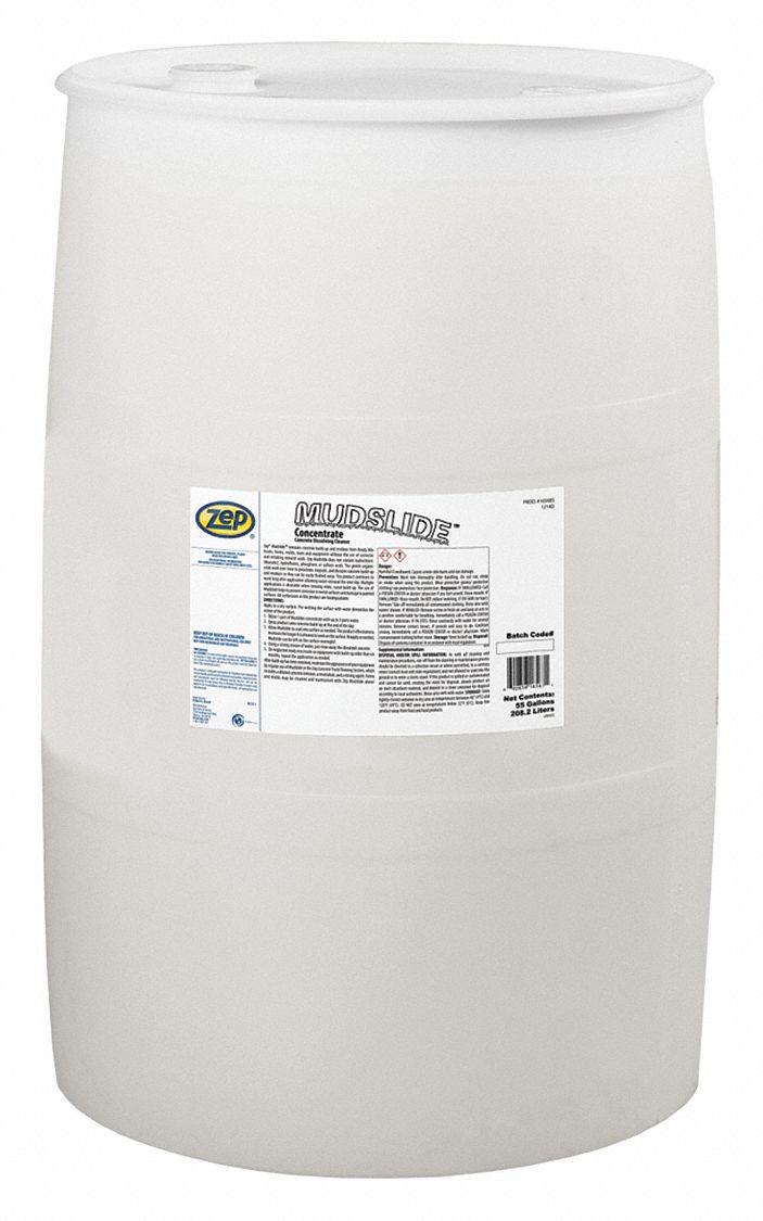ZEP, Liquid, 55 gal Container Size, Concrete Remover 453D27165685