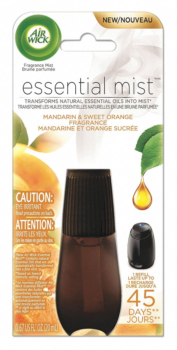 AIR WICK, Essential Mist™, 4 oz Container Size, Liquid Air Freshener