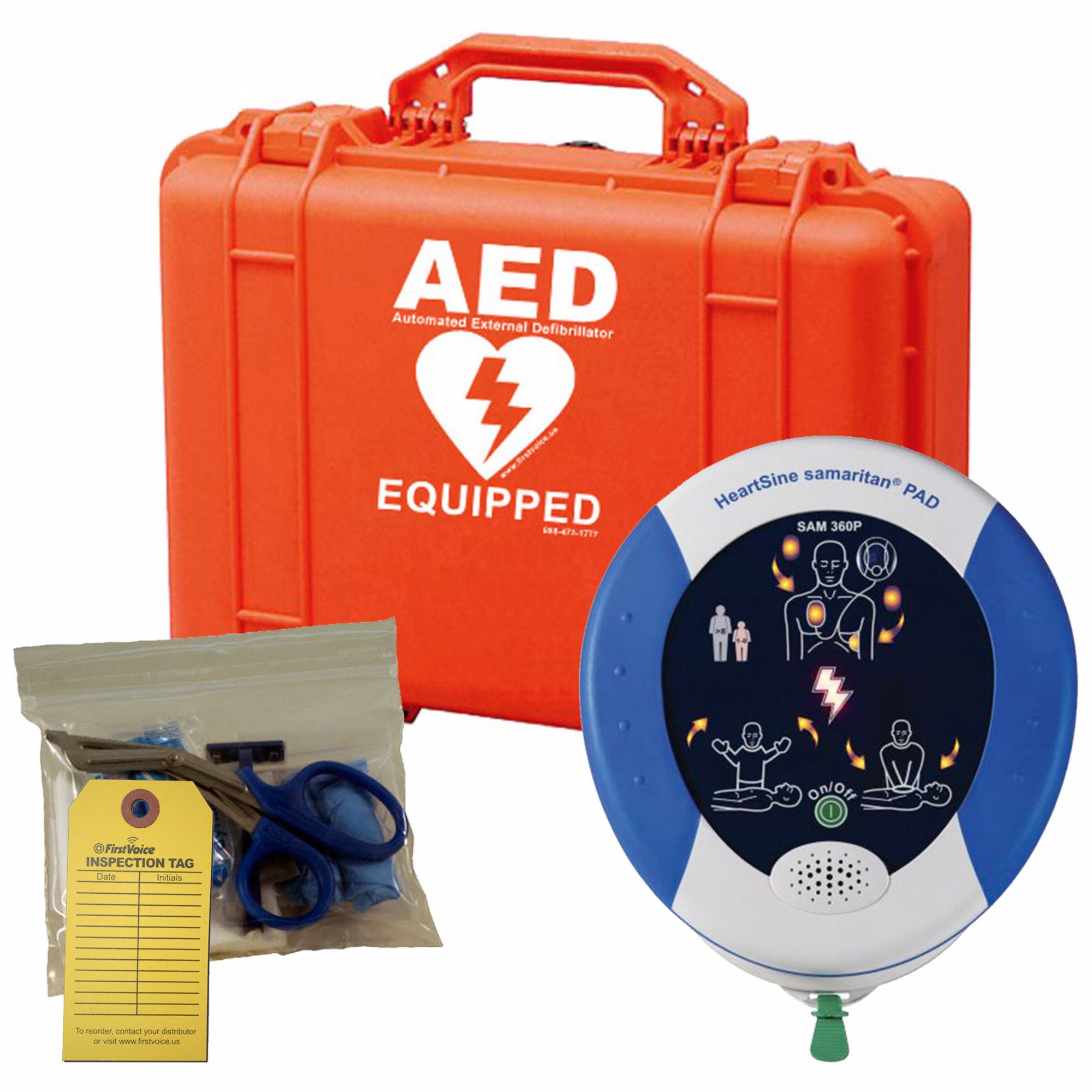 STRYKER HEARTSINE, AED Mobile Pack, Auto, AED Mobile Package 454H76