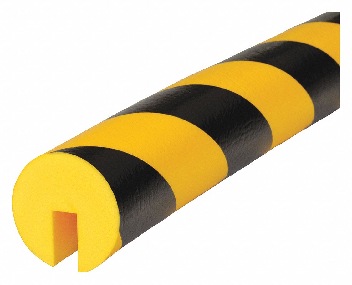 No Adhesive/Pressure Fit, 2 in Overall Wd, Edge Guard 454P84606889 Grainger