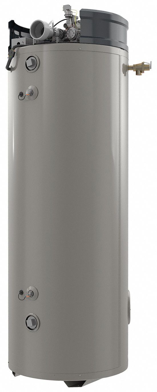 RHEEM Commercial Gas Water Heater 100.0 gal Tank Capacity, 300,000