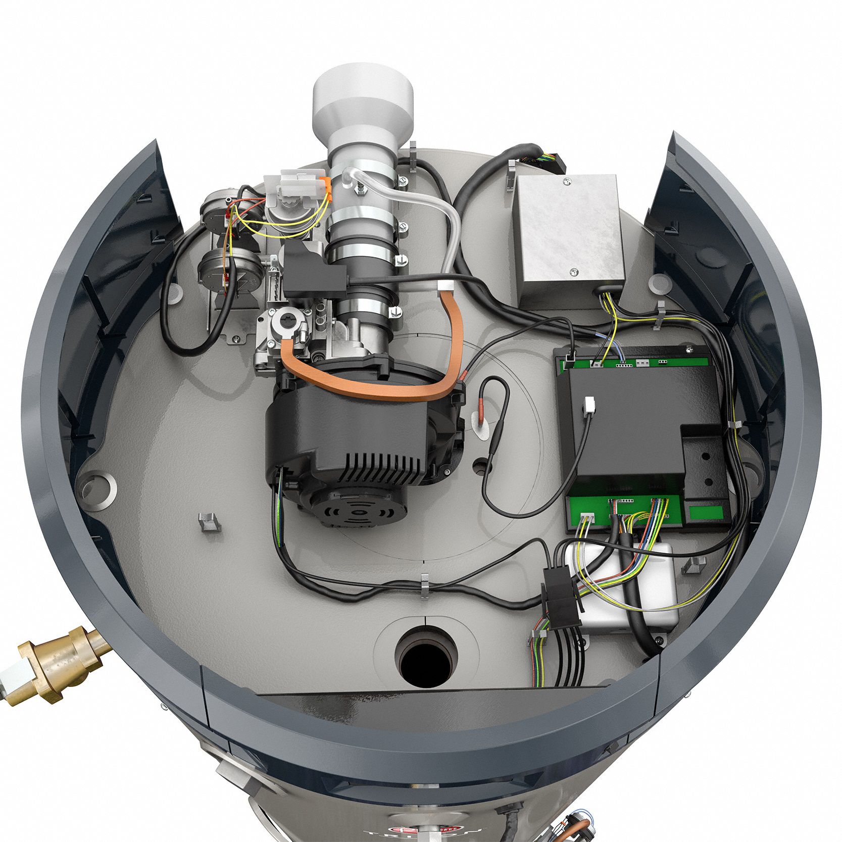 RHEEM Commercial Gas Water Heater 100.0 gal Tank Capacity, 300,000