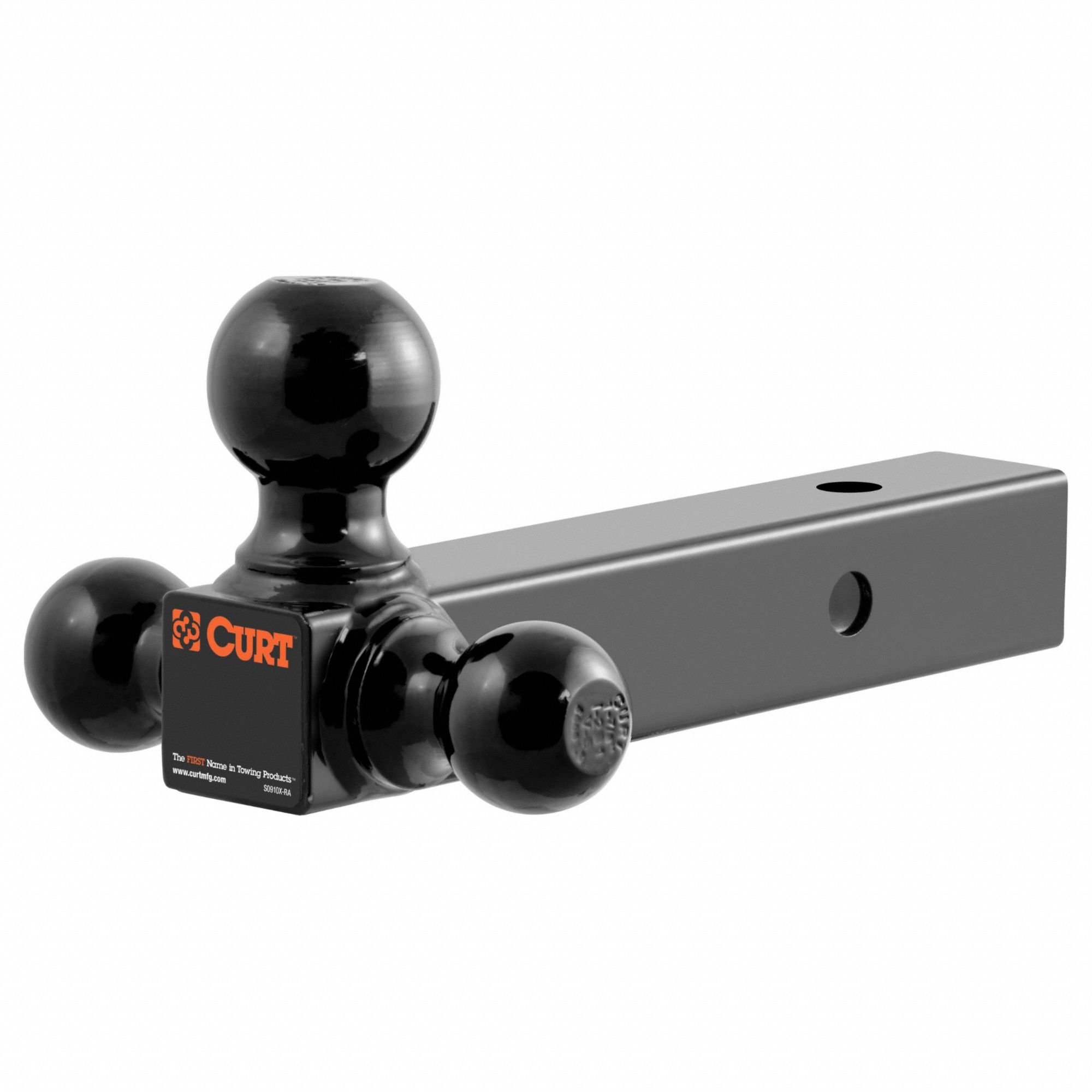 CURT, IV, 1 7/8 in_2 in_2 5/16 in Ball Dia, Towing Ball Mount 809M71