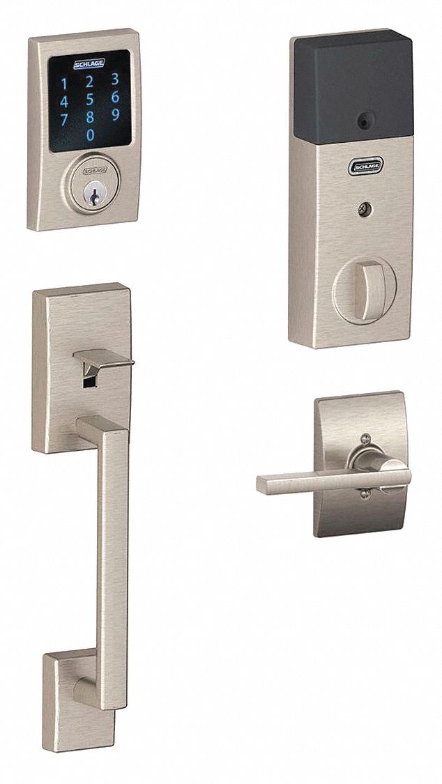 SCHLAGE RESIDENTIAL Electronic Lock Entry, Touch Screen Keypad