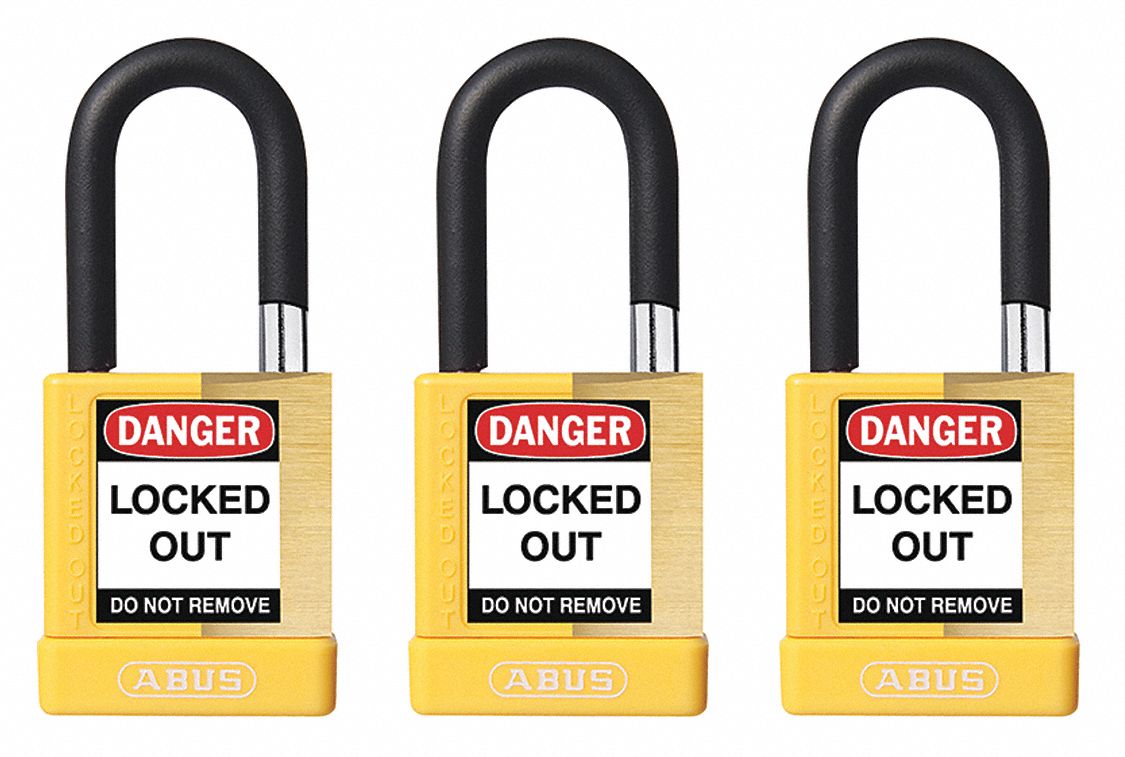 ABUS, Keyed Alike, Brass, Keyed Padlock 459T6920074 Grainger