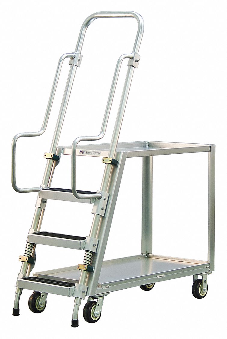 Stock Picking Ladder Carts Stock Picking and Putaway Carts Grainger