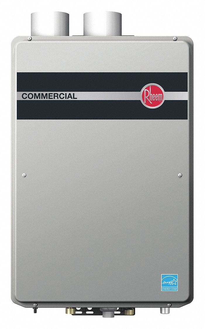 RHEEM 18 1/2 in" x 9 1/4 in" x 27 1/2 in Gas Tankless Water Heater