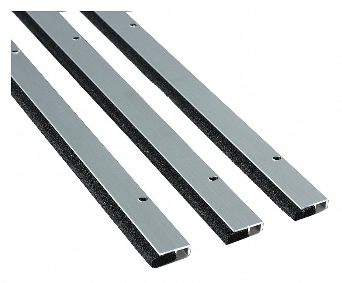 NATIONAL GUARD, Flat Insert, 7 ft Lg, Door Weatherstripping 45AE47