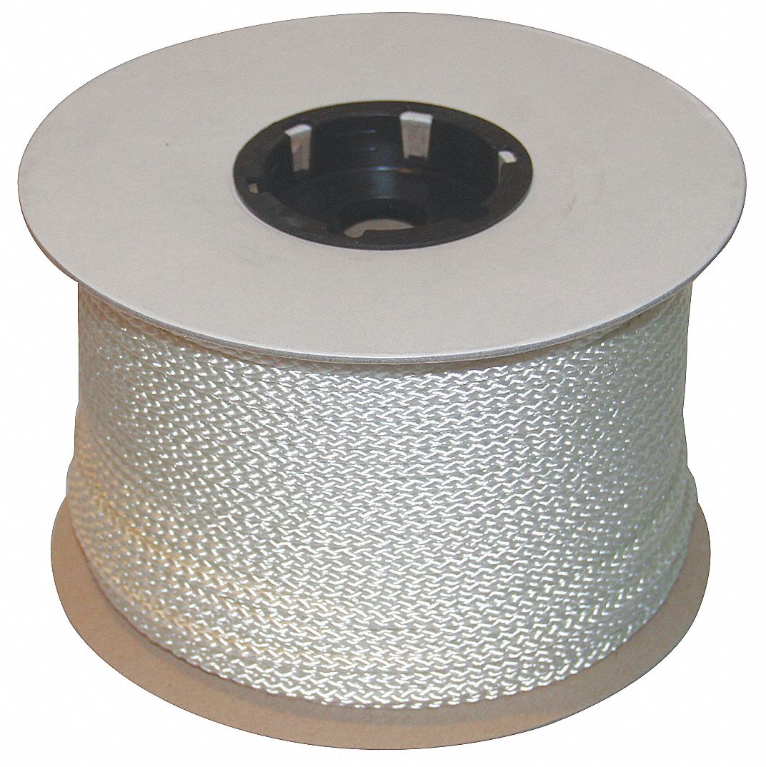 1/8 in Rope Dia, White, Rope - 45AU84|P02600-01 - Grainger