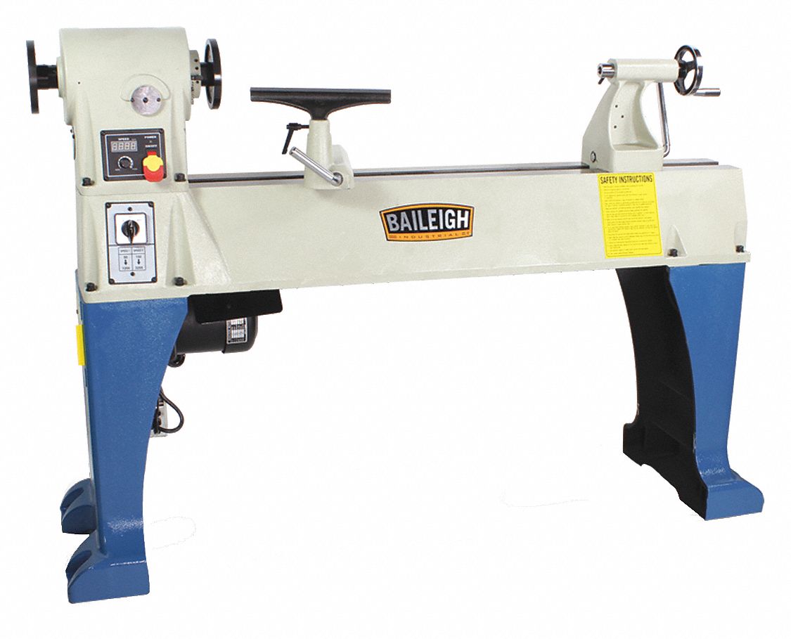 BAILEIGH INDUSTRIAL, Wood Turning, 18 in x 40 in, Lathe 45AW38WL