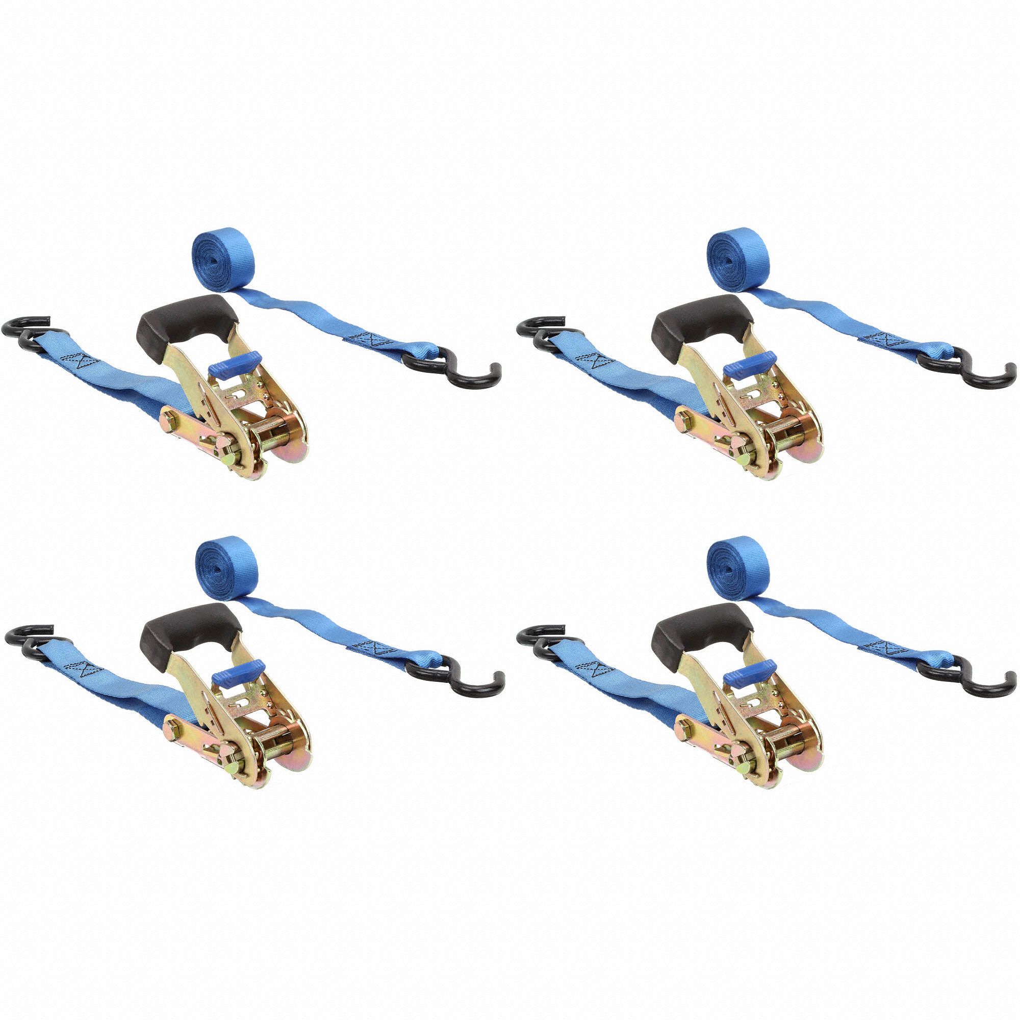 HIGHLAND Tie Down Strap, 10 ftL x 1 inW, 600 lb Load Limit, Adjustment