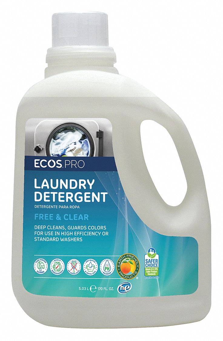 ECOS PRO, Odorless, Laundry Detergent 45CA44PL9371/02 Grainger