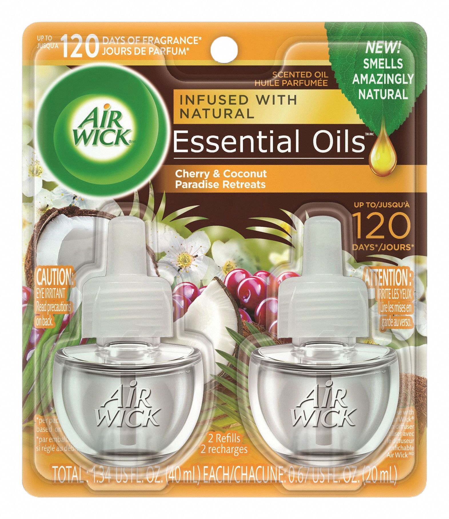 AIR WICK, Airwick®, 0.67 oz Container Size, Oil Based Air Freshener