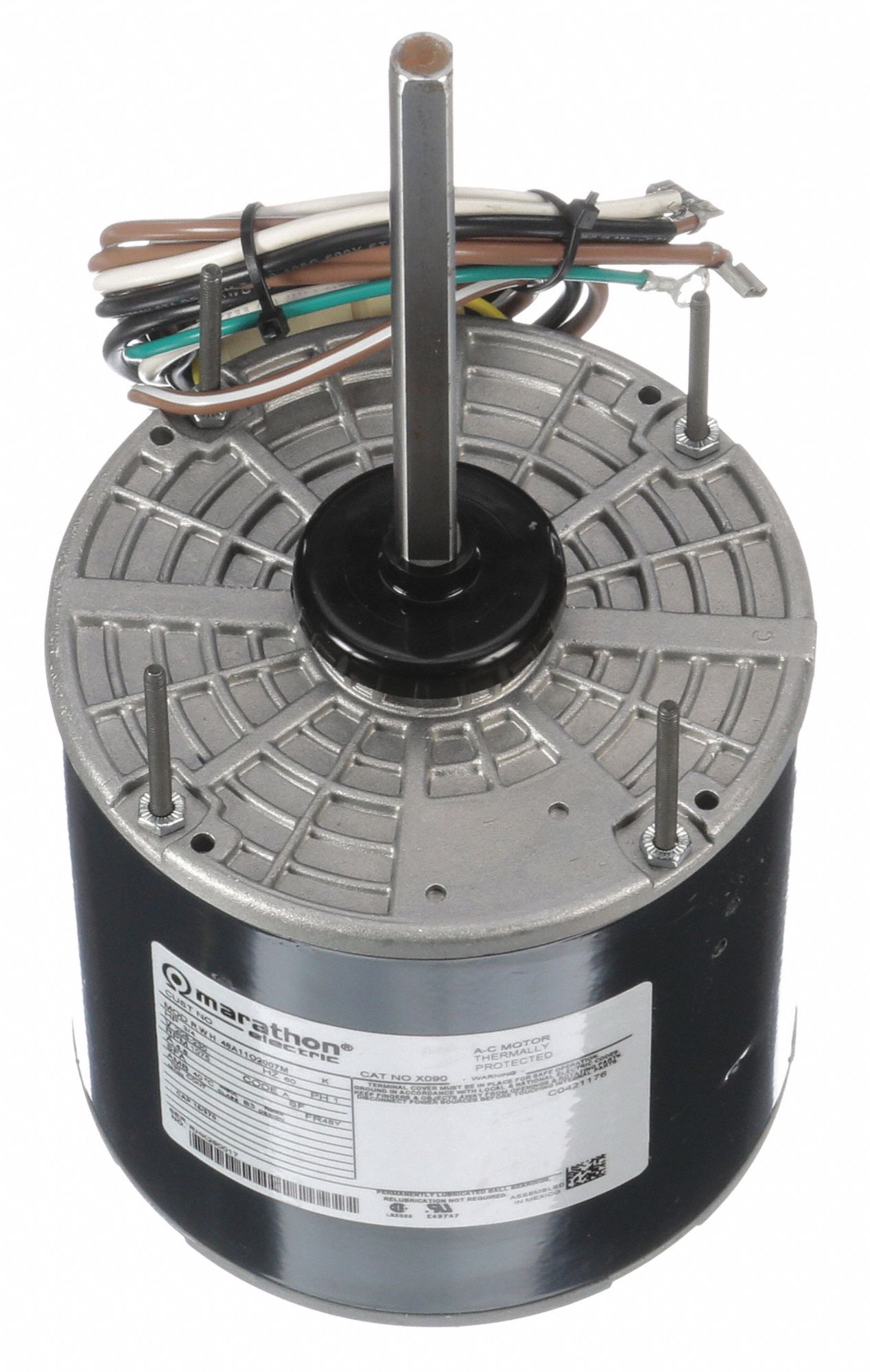 MARATHON MOTORS Condenser Fan Motor, 3/4 HP, Permanent Split Capacitor