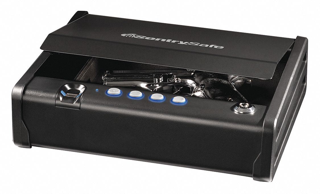 SENTRY SAFE 0.08 cu ft Gun Safe, 11.8 lb Net Weight, Not Rated Fire