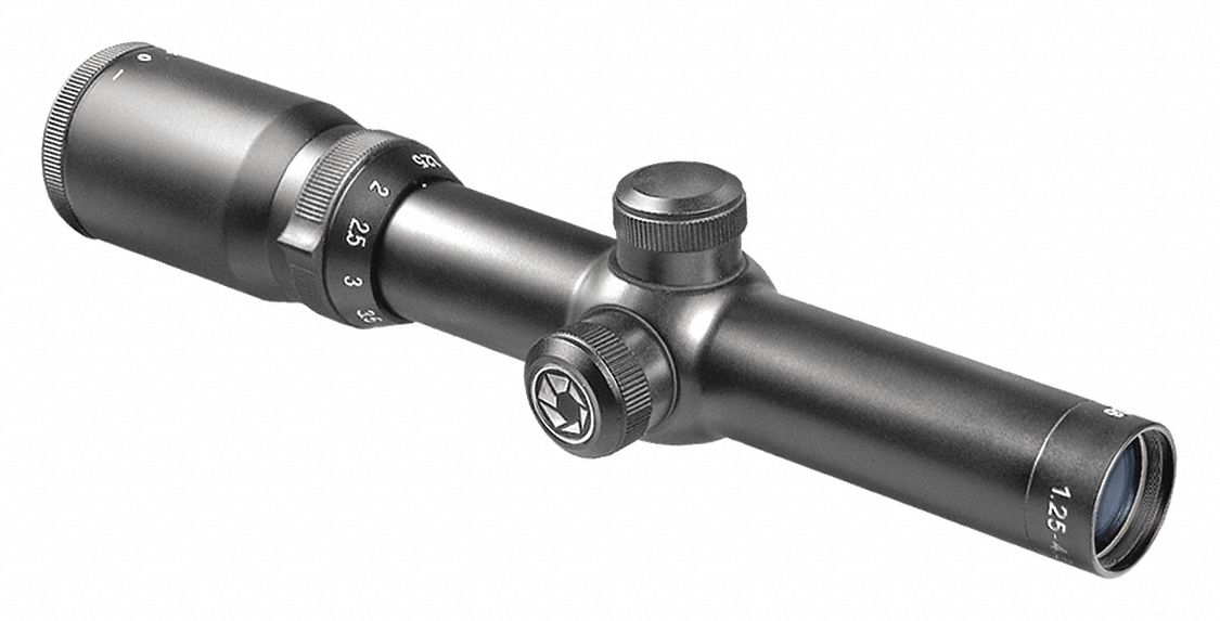 BARSKA, 1.25x to 4.5x, 26 mm Objective Lens, Rifle Scope 45CL88