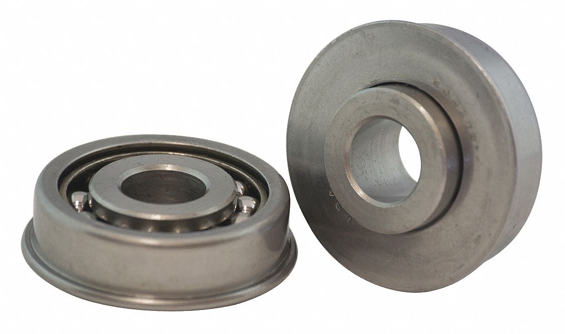 SCHATZ BEARING Flanged Ball Bearing, 11/2in dia, 45DK41AF4048