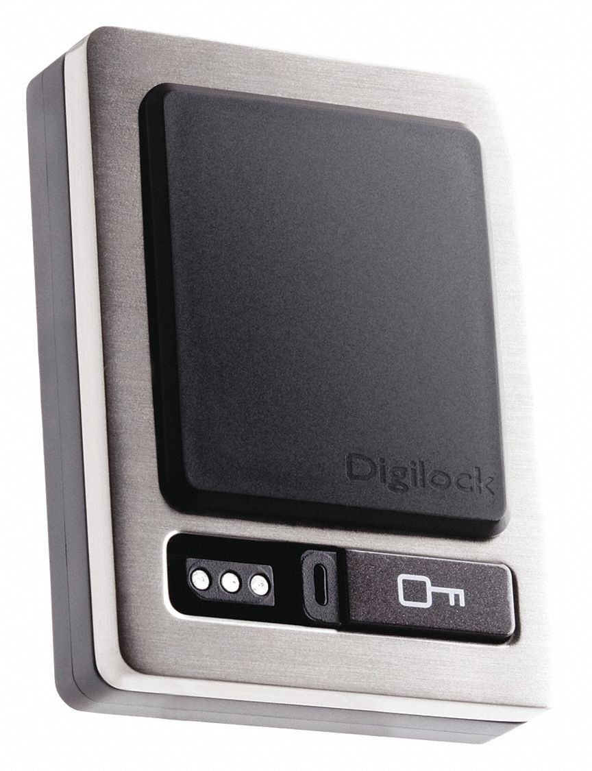 DIGILOCK Zinc, Electronic Keyless Lock, RFID, Finish Brushed Nickel