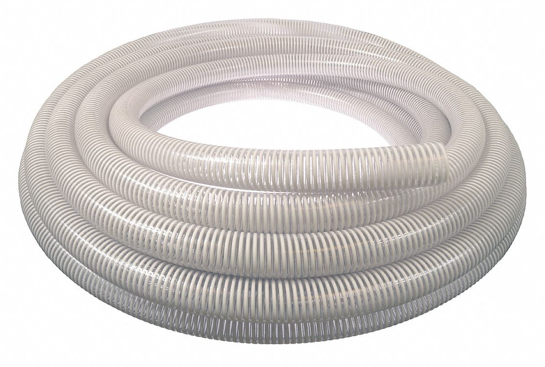1 in Hose Inside Dia., 90 psi, Water Suction Hose - 45DU57|45DU57