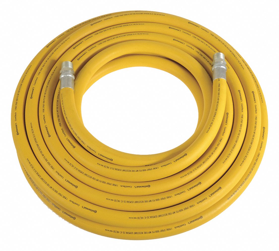 CONTINENTAL Mine Spray Hose, Coupled Assembly, 11/2 in x 11/2 in