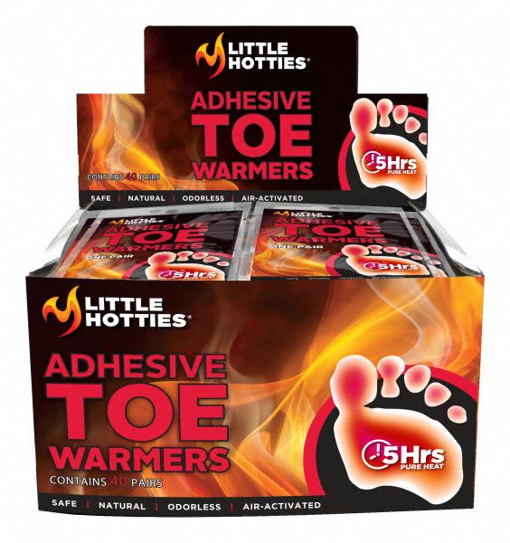 LITTLE HOTTIES Toe Warmer Toe Warmer, AirActivated, Up to 5 hr, 105°F