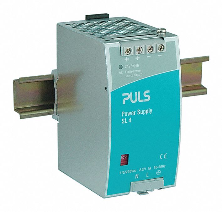 PULS, 100 to 120 V AC/200 to 240 V AC, Single, DC Power Supply 45ET92