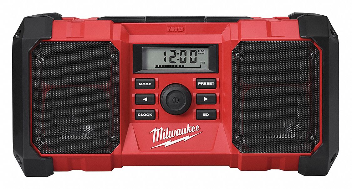 MILWAUKEE Jobsite Radio 18.0 V, LiIon, Bare Tool 45FD35289020