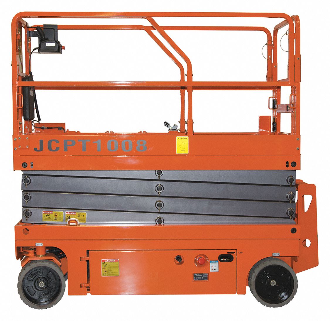 BALLYMORE Scissor Lift, Yes Drive, Battery Power Source, 32 ft Max