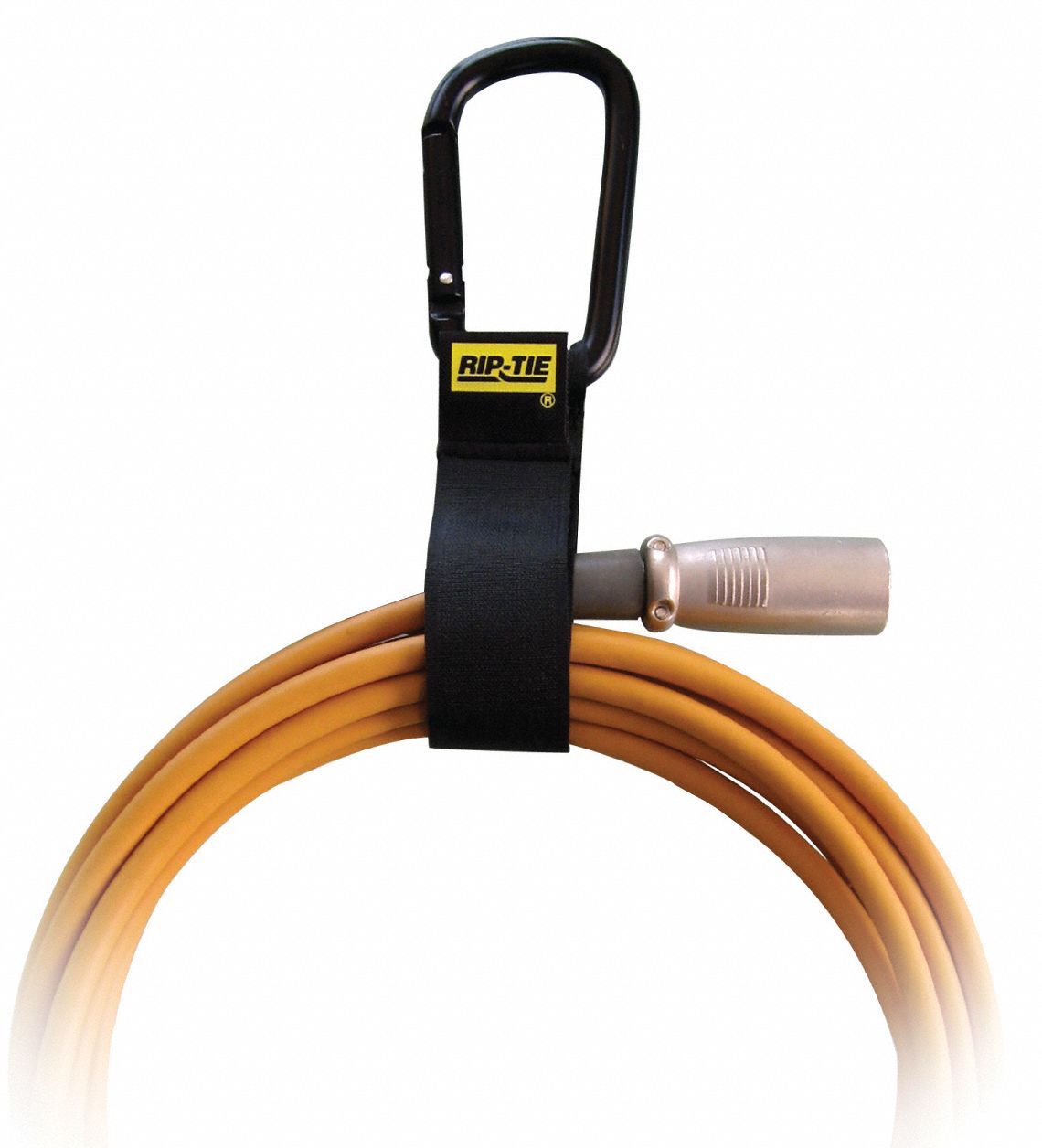 RIPTIE HookandLoop Cable Wrap, Carabiner, Individual, Wrap, Tensile