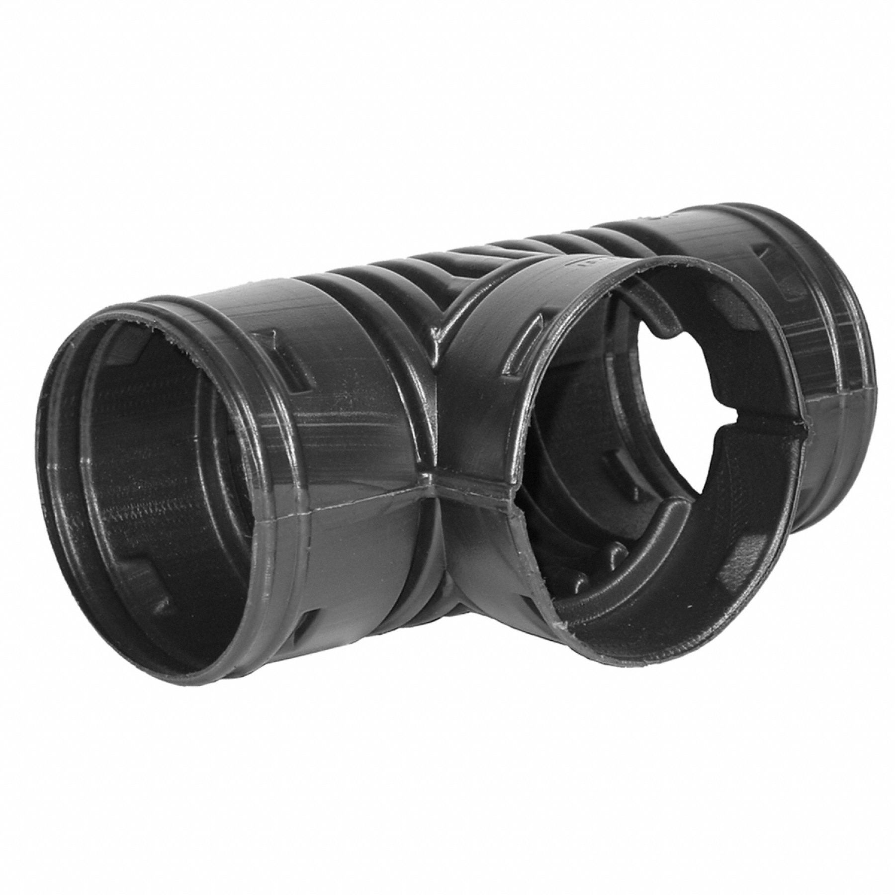 ADVANCED DRAINAGE SYSTEMS 11 inL Corrugated Drain Tee, 4 in Pipe Dia