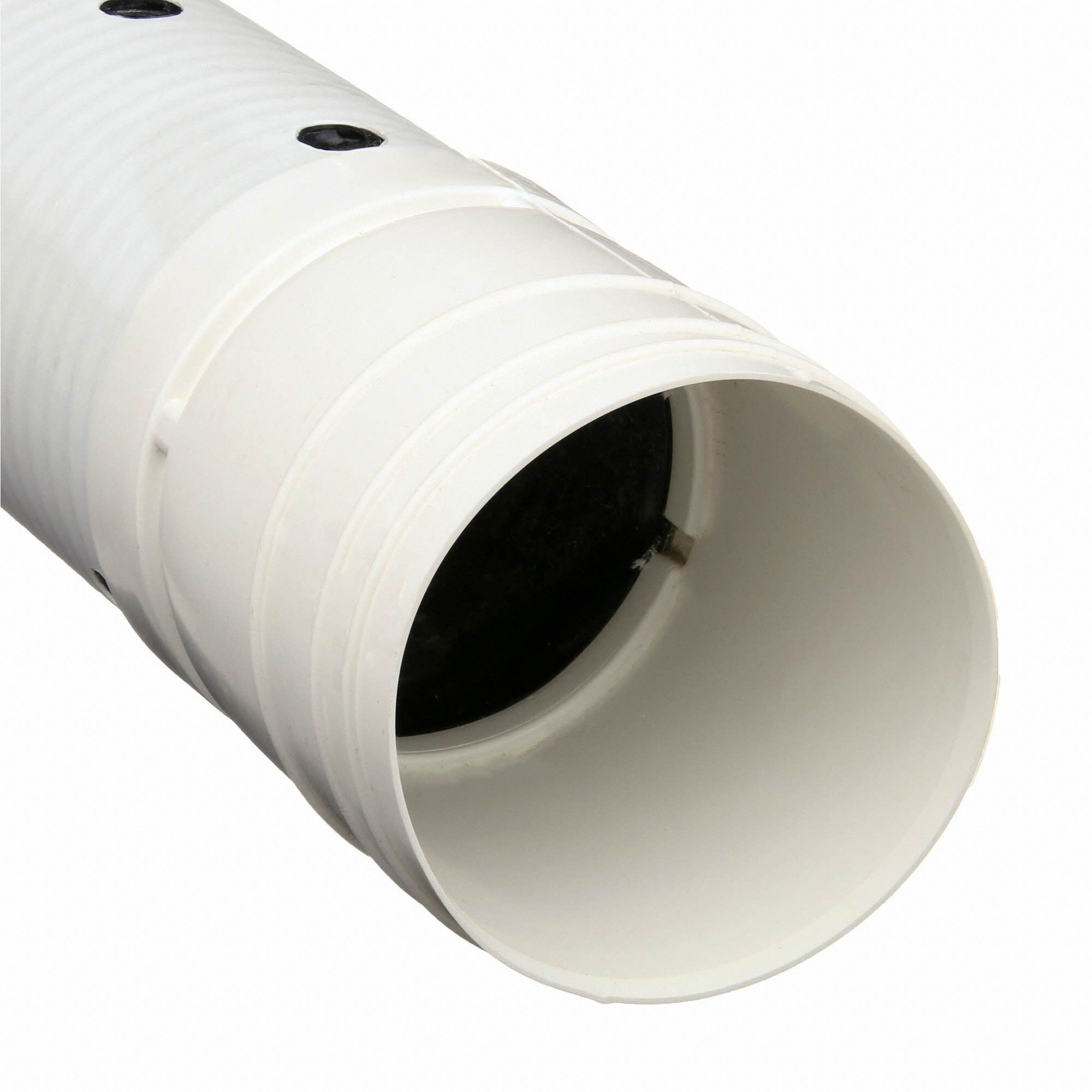 ADVANCED DRAINAGE SYSTEMS 10 ft Triple 2Hole Perforated Drainage Pipe