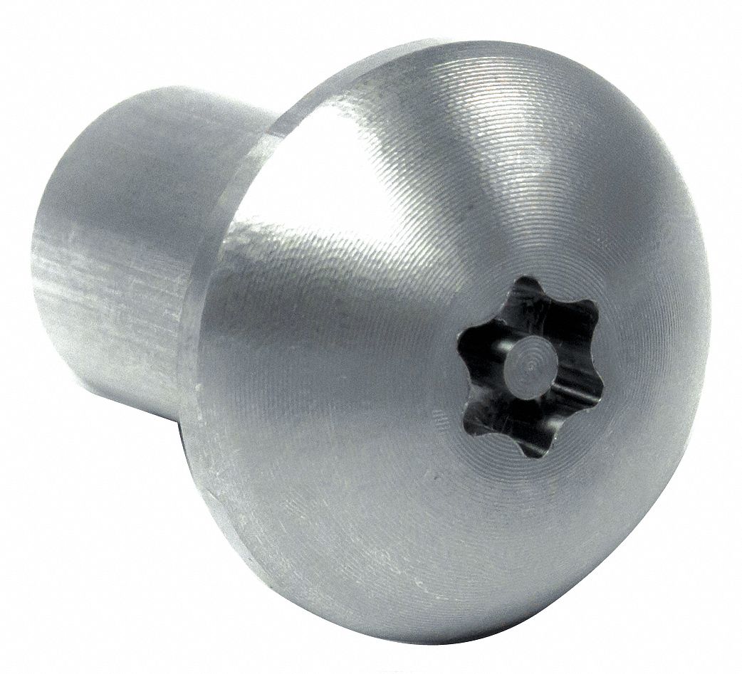 GRAINGER APPROVED Binding Post 1/2"13 Thread Size, 1 in Brl Lg, 5/8