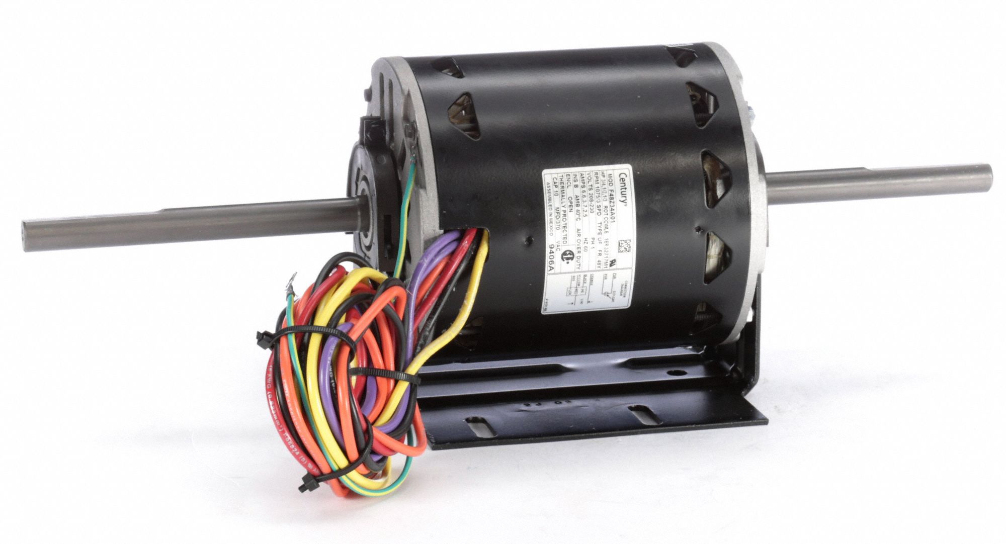 CENTURY Direct Drive Motor Lennox OEM Repl, 3/4 to 1/3 HP, 1,075