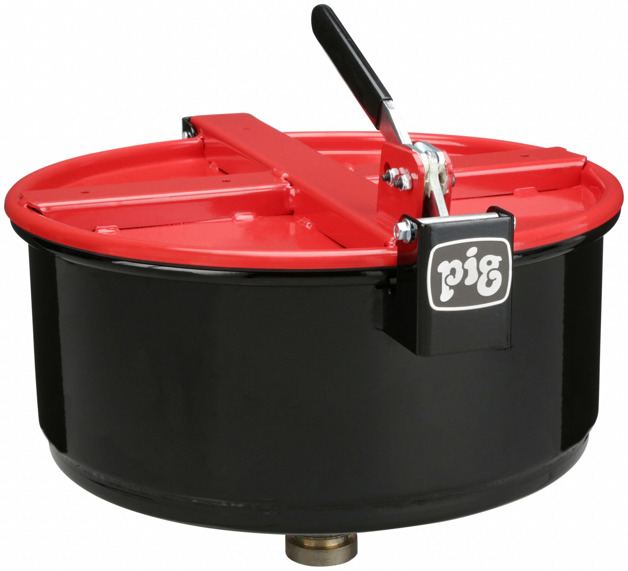 PIG Drum Funnel, Overall Capacity 5.5 gal, Spout OD 1 in, Spout Length