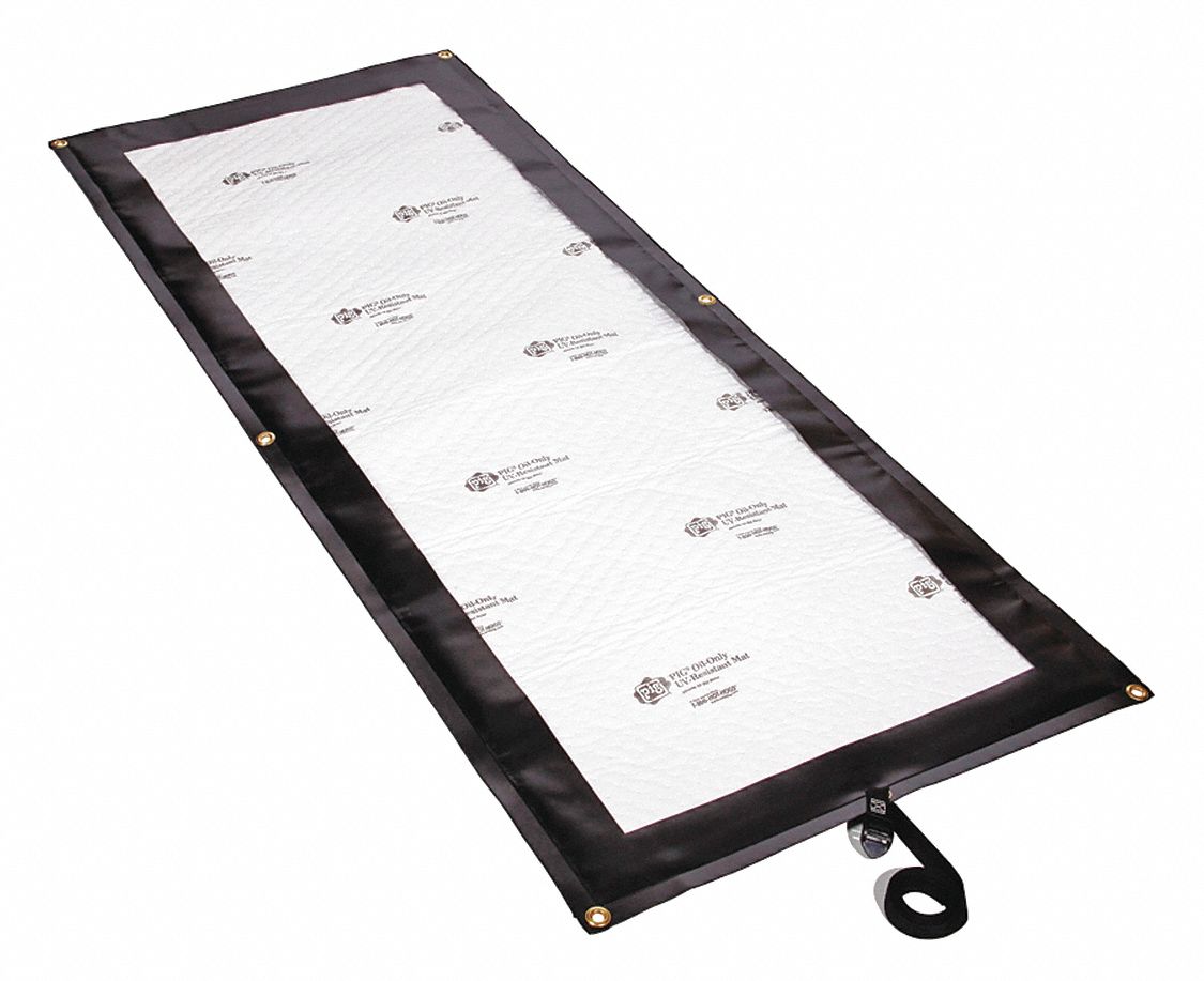 PIG Drip Pad System, Polypropylene, 4 gal Spill Capacity, 74 in Length