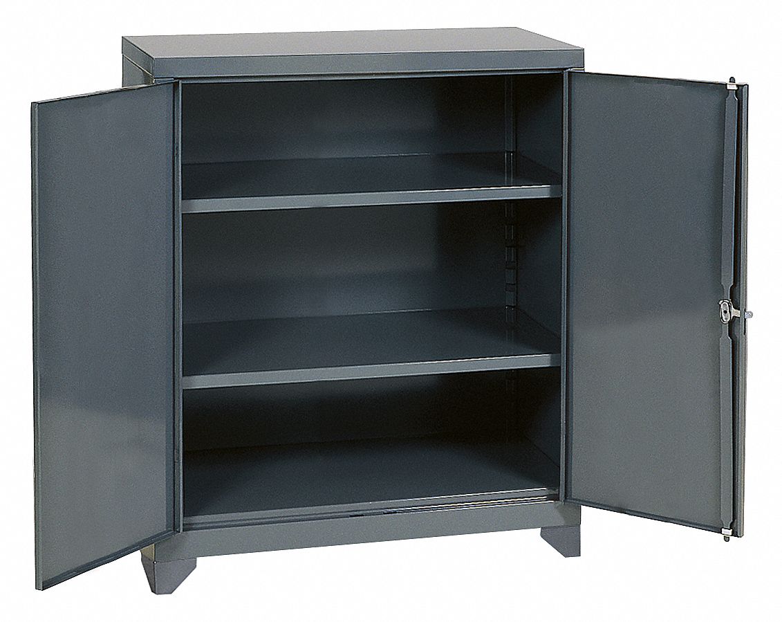 EDSAL Heavy Duty Storage Gray, 42 in H X 36 in W X 24 in D, Assembled 45GR83EHD4236