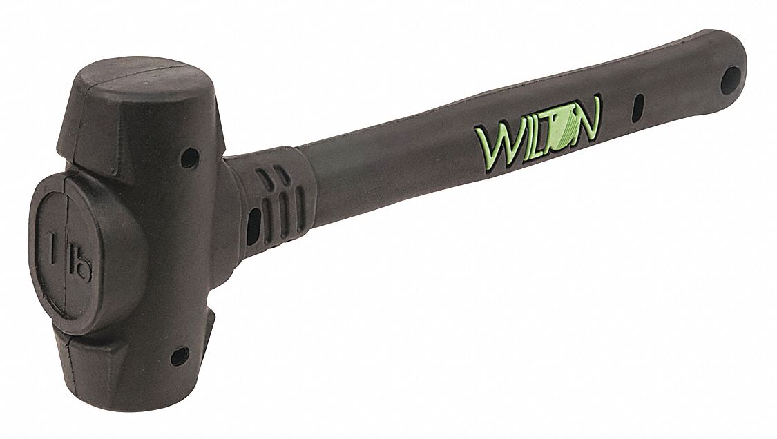 WILTON Dead Blow Hammer, 24 oz Head Weight, Rubber over Steel Handle