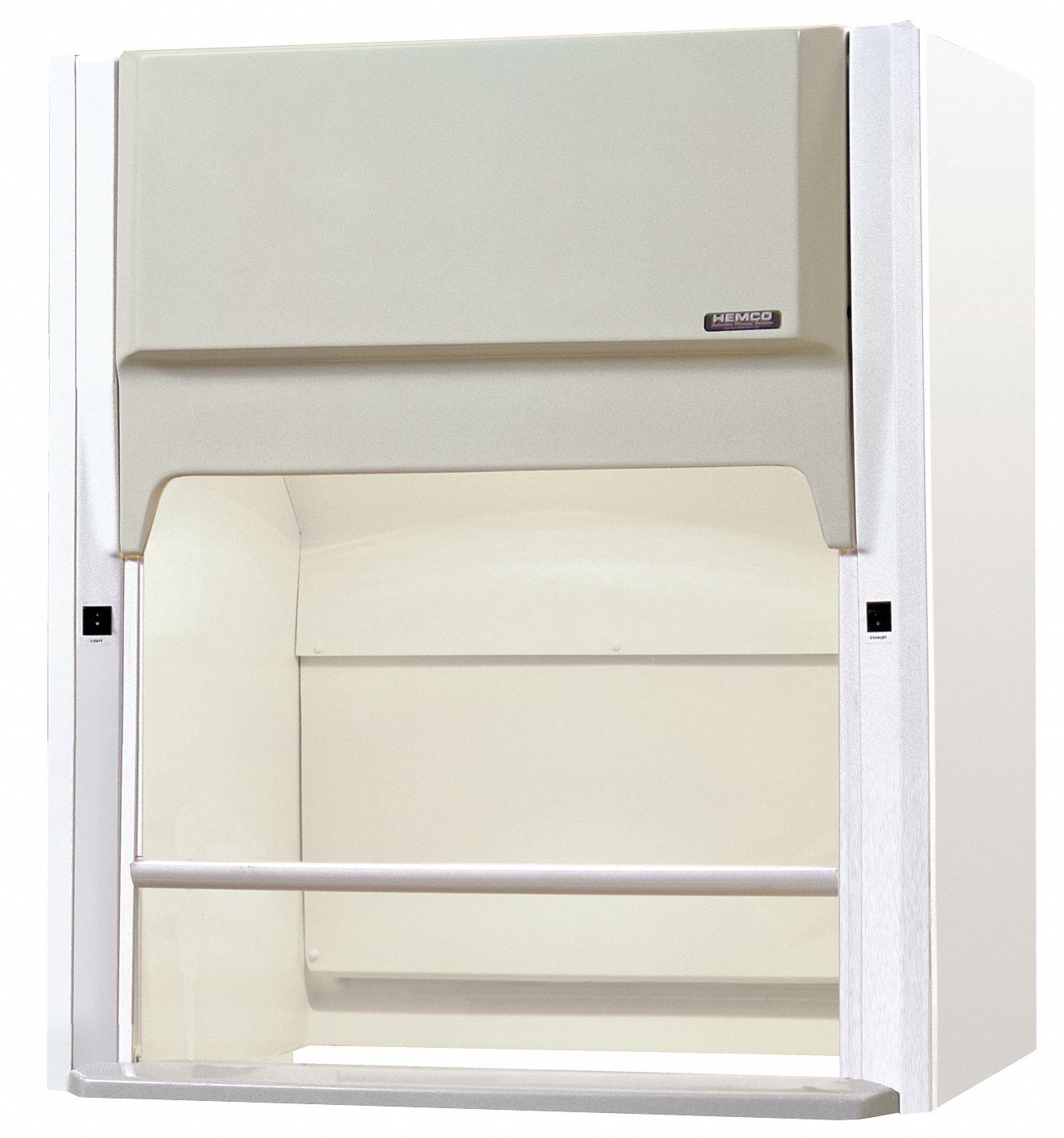HEMCO CE Ducted Fume Hood 48 in Wd, 45 in Ht, Vapor Proof, 115V