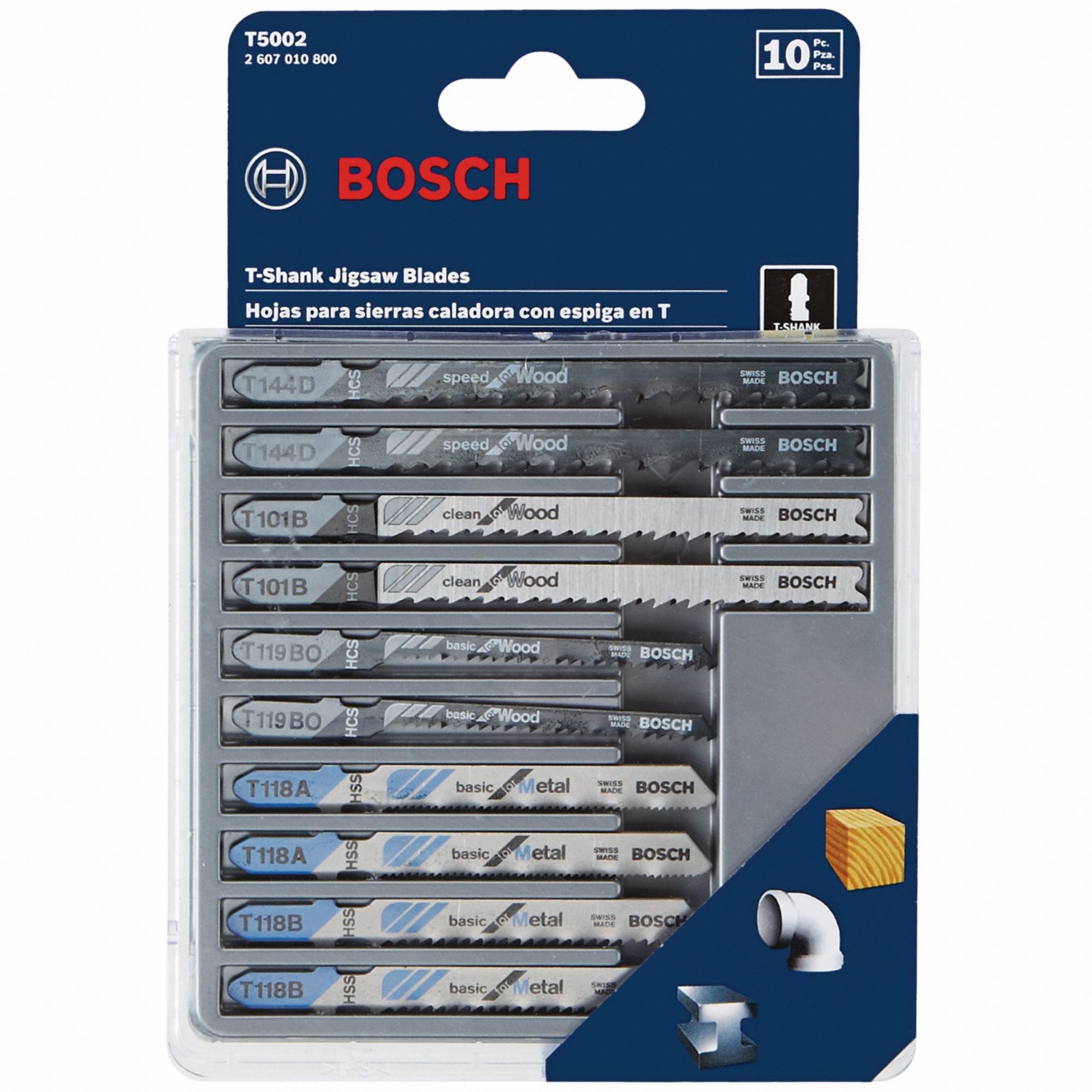 BOSCH Jig Saw Blade Set 10/11/14/17/4/20/6, (1) 3 1/4 in_(2) 3 5/8 in