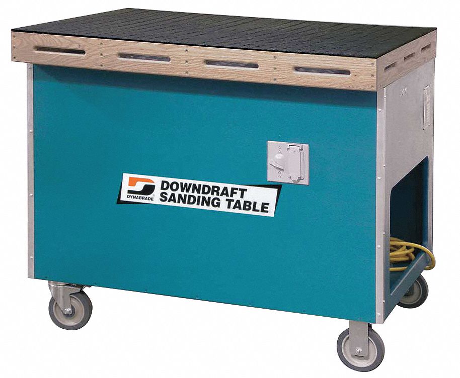 DYNABRADE Downdraft Table, 1, Voltage 115 V, Filter Rating 1 microns