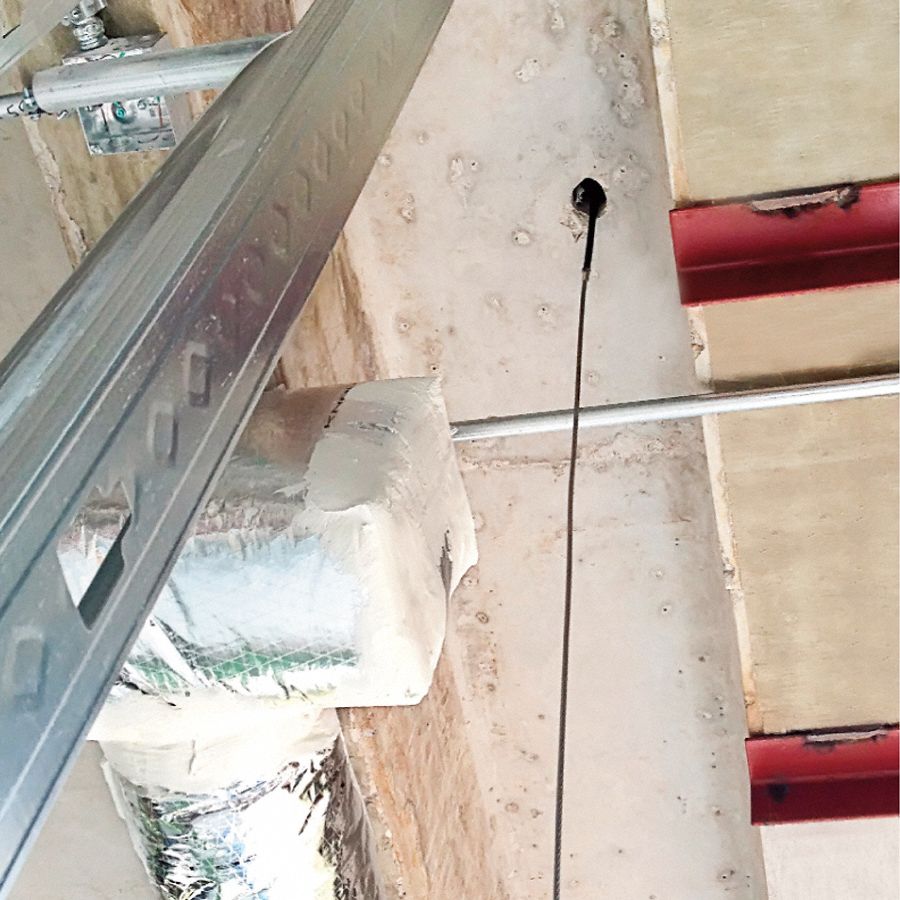 PEAKWORKS Drop Through Anchor, 8 ft., 310lb. 45JR76V8223145 Grainger